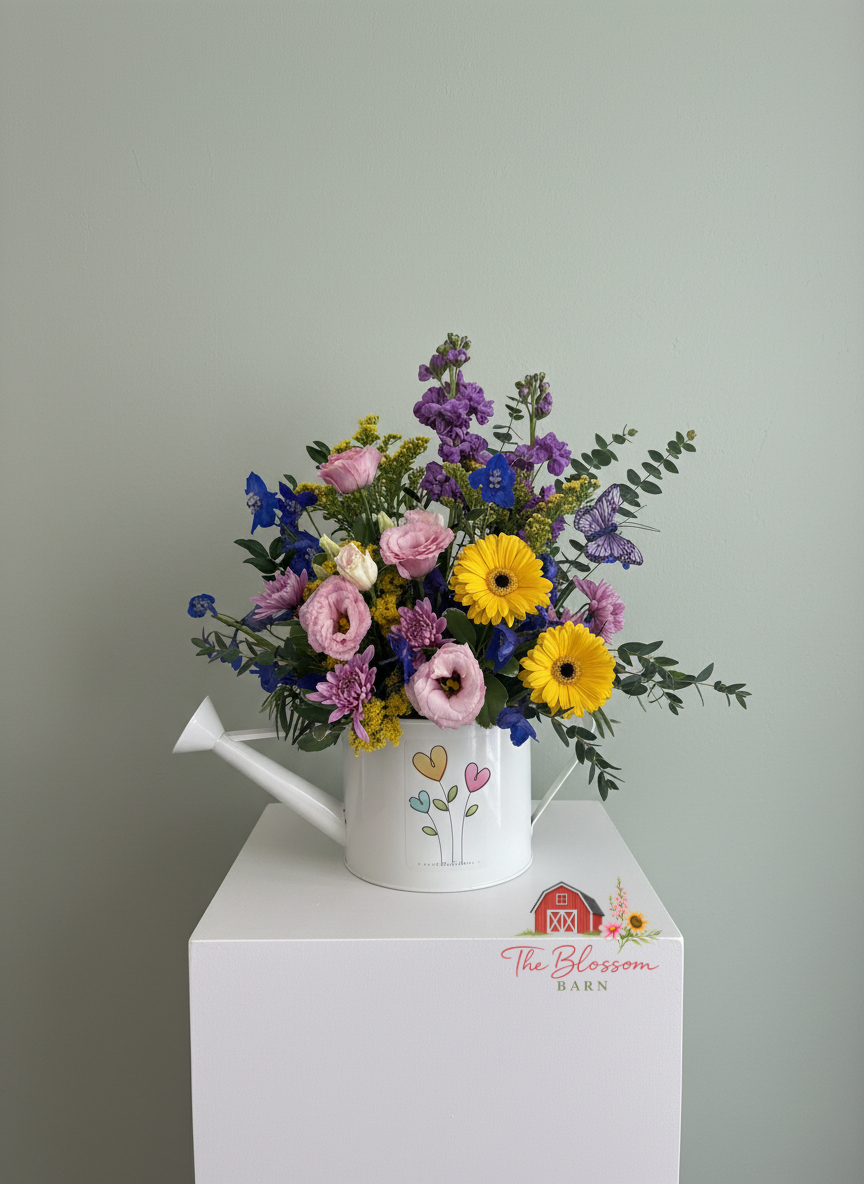 Blooming Hearts Watering Can